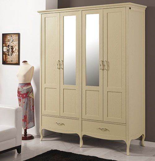 Armario 4 puertas, Color CAVA