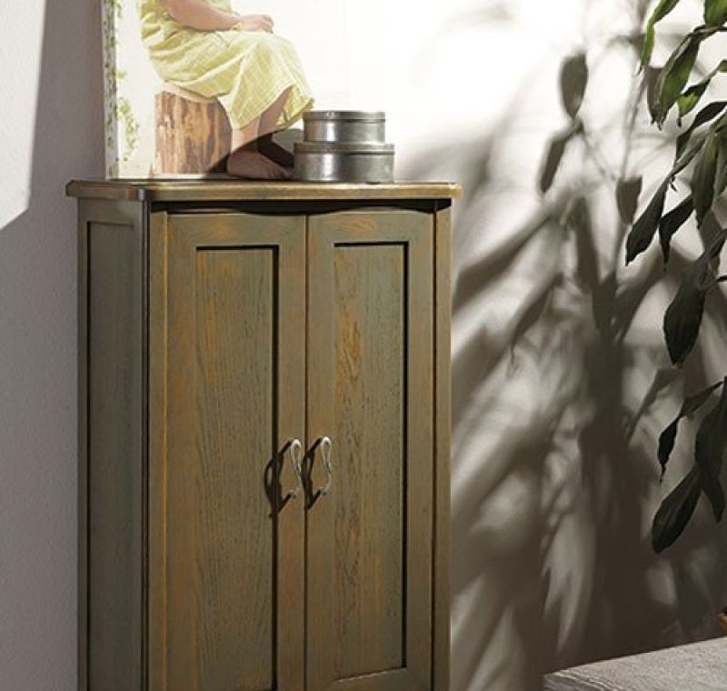 Zapatero 2 Puertas, Color JADE